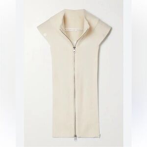 $298 Veronica Beard Uptown Cashmere & Wool Dickey Ivory Cream sz 00-14